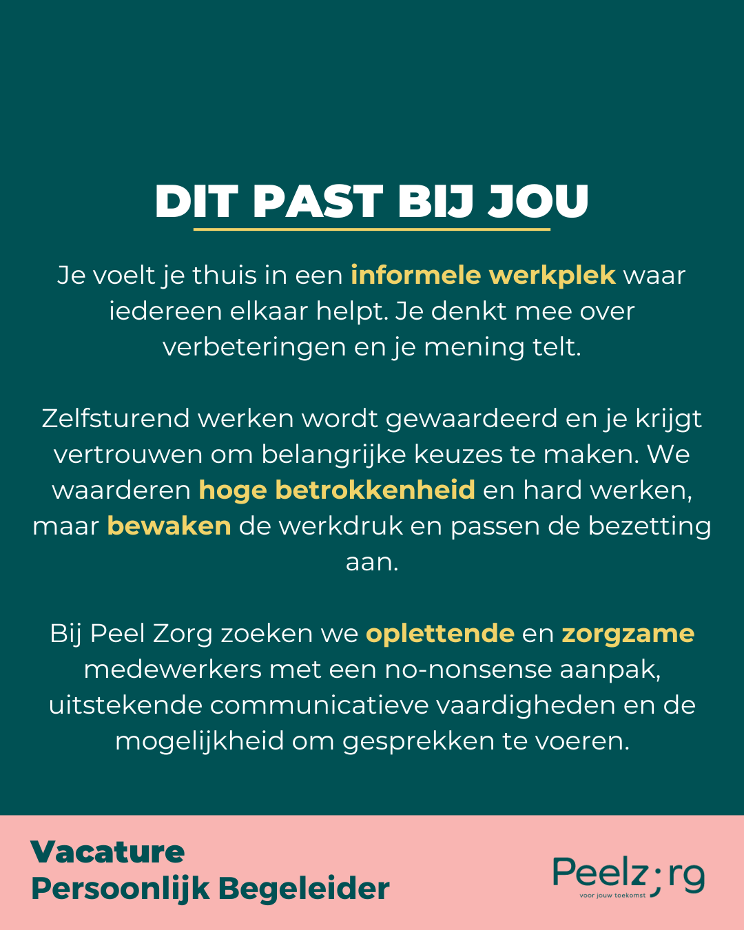 Peelzorg vacature 4